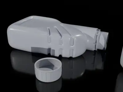 Motor oil container 3D model
