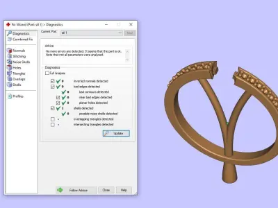 Gold N1328 3D print model