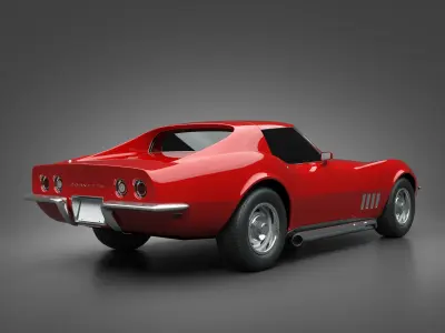 1969 Chevrolet Corvette 3D model