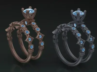 jewelry ring21 3D print model