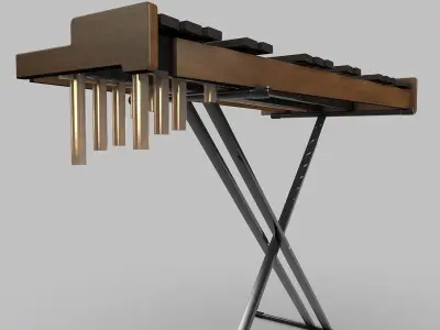 Xylophone model 3D model