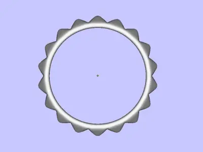 Pyramid Wedding Band 3D print model