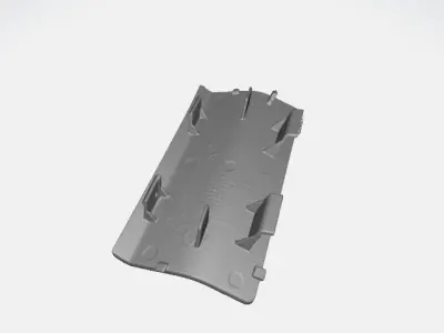 Mercedes W204 C-Class AMG Rear Bumper 3D print model