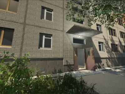 Bulding constructor Low-poly 3D model