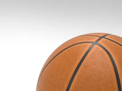 Basketball Ball Low-poly 3D model 18