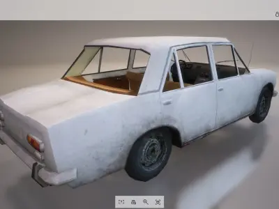 Lowpoly Car 07 Low-poly 3D model