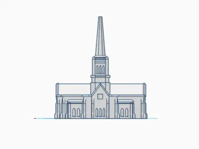 Birmingham England LDS Temple  Free 3D print model