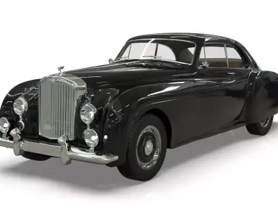 Bentley R-Type Continental 1952  Low-poly 3D model