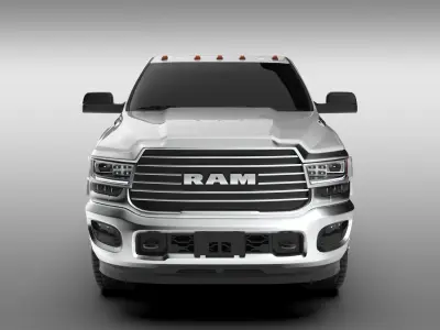 Ram 3500 Limited Dually 2020 3D model