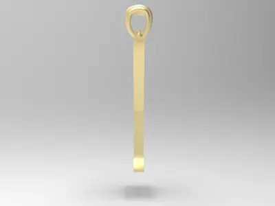 Alphabet Latin Y 3D print model