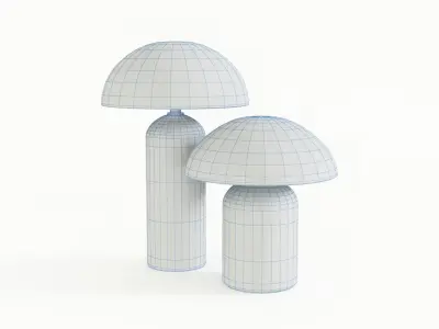 Mushroom Lamp 3D model