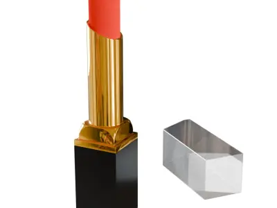 Luxe Lipstick 3D Model     Bold Design      Flawless Detail 3D model