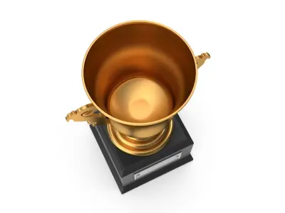 Gold Cup Low-poly 3D model