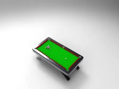 Pool Table Free 3D model purchase