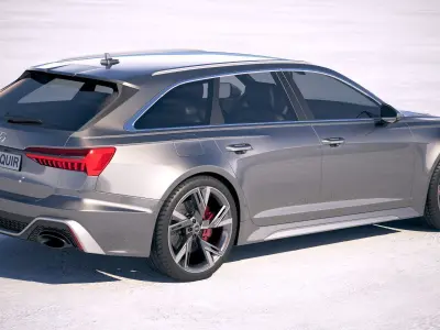 Audi RS6 Avant 2020 3D model