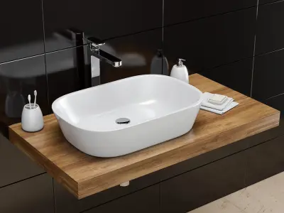 Washbasin RAVAK  Ceramic O 3D model