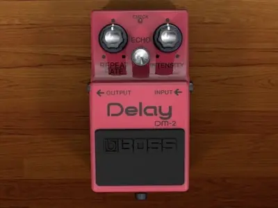 Boss DM-2 Low-poly 3D model