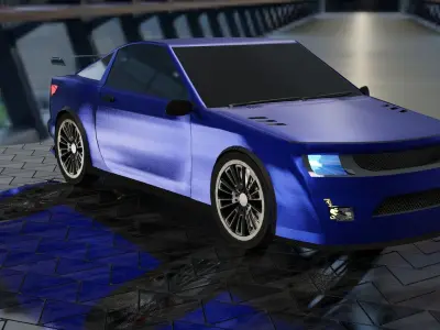 CAR-Model1 car for gta Low-poly 3D model