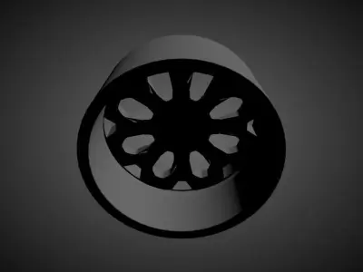 FUEL ASSAULT scalable and printable rims 3D print model