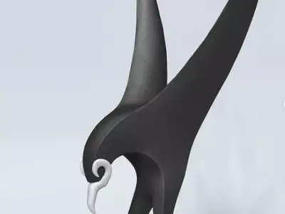 Seagul Creature Figure Fan Art Toy  3D print model