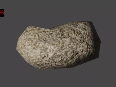 Stone Free low-poly 3D model