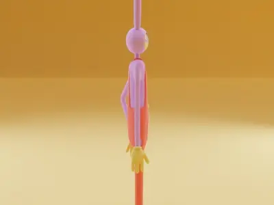 Jax - the amezing digital circus 3D model for 3D print 3D print model