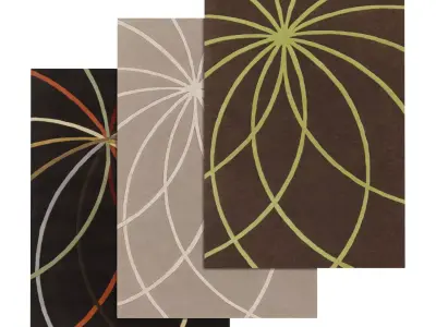 Rug Set 1185 3D model