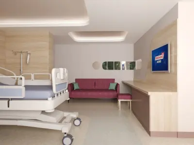 Hospital Room 3D model