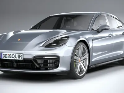 Porsche Panamera 4 E-Hybrid 2021 3D model