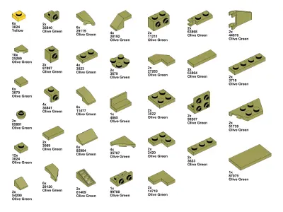 MocBricks3D - MK27003 - Lambo Sian 3D print model