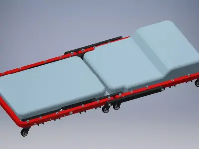 Car maintenance table 3d model 3 3D model