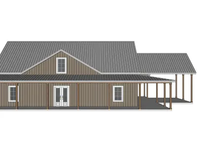 Barndominium House 86-Archimple LLC 3D model