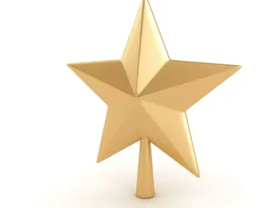 Tree Topper Star 3D model