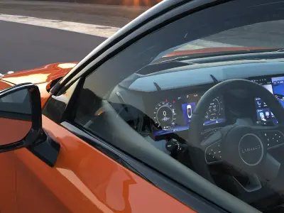 2023 Lynkco03 with interior Low-poly 3D model