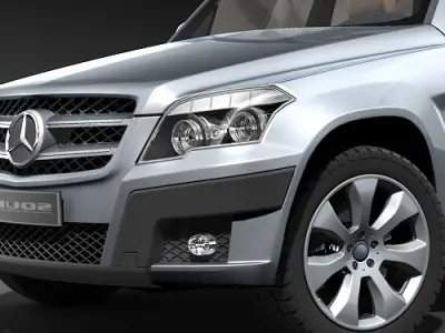 Mercedes GLK 2009 3D model