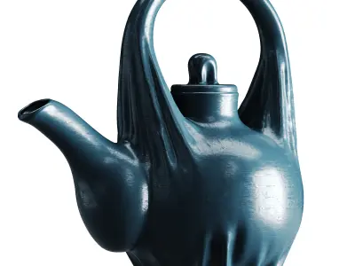 Teapot Low-poly 3D model