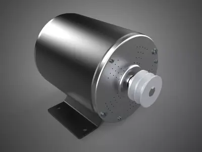 HIGH POWER BLDC ENGINE BRUSHLESS MOTOR ELECTRIC VEHICLE EV CAR 3D model