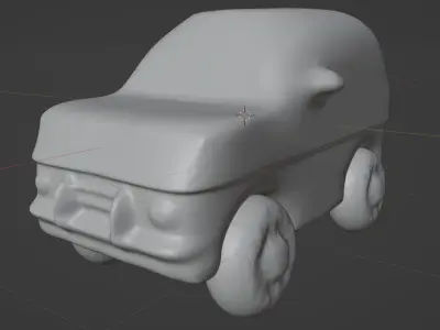 Kirby Car Mouthful Free 3D print model