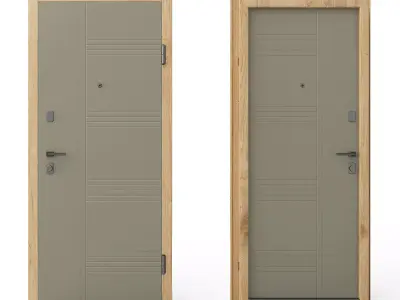 Xylan Door 3D model