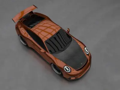 2017 Porsche 911 GT3 991 by Kaiser Design 3D model