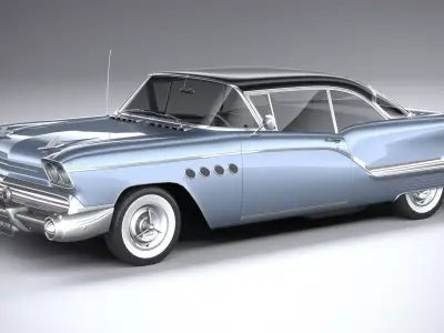 Generic American Car 1958 3D model