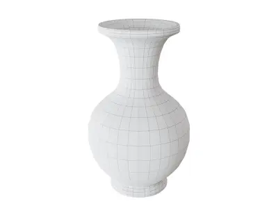 Antique Brass Vase Free 3D model