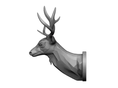 deer head 3D print model