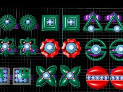 Earring 3D print model