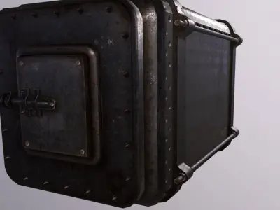 The Machine Boiler Low-poly 3D model