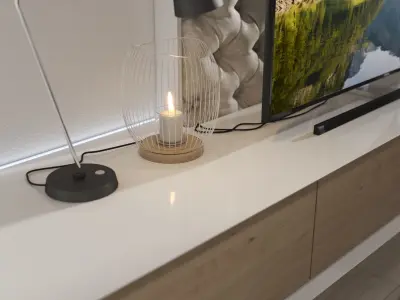 Montain Apartment Living Room 3D model