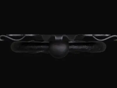 Door Knocker 01 Low-poly 3D model