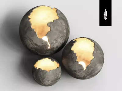 Cactus Lamp 02 Low-poly 3D model