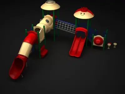 Outdoor Castle 3D model