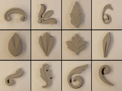 Ornament 3D Model-vol2 3D model